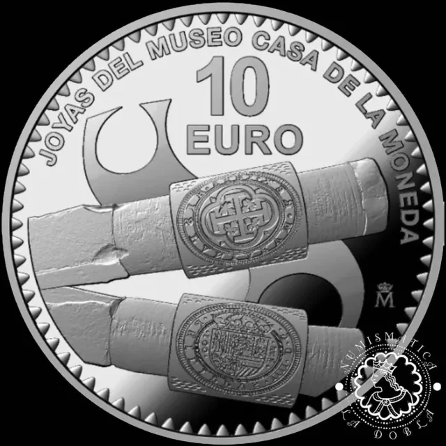 LADOBLA - 2023 - Estuche 10 EUROS PROOF - IV Aniversario del CENTÉN (Rodillos) -