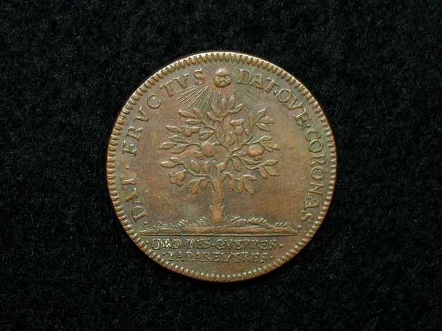 Jeton Louis XIV corporation des marchands teinturiers s.d. - Jetons et