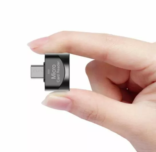 USB-C Adaptador a Lector de Tarjetas de Memoria Micro SD TF Tipo C Para Teléfono 3