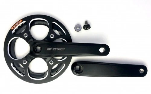 SR-Suntour schwarze Kettenradgarnitur SC344 170mm, Vierkant, 44 Zähne