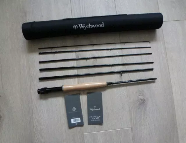 WYCHWOOD QUEST V2 Travel Fly Rods 8'6 9' 10' In Hard Case RRP £134.99  £99.95 - PicClick UK
