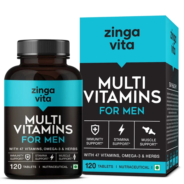 Multivitaminici per uomini Tab. Migliora energia e resistenza con 74...