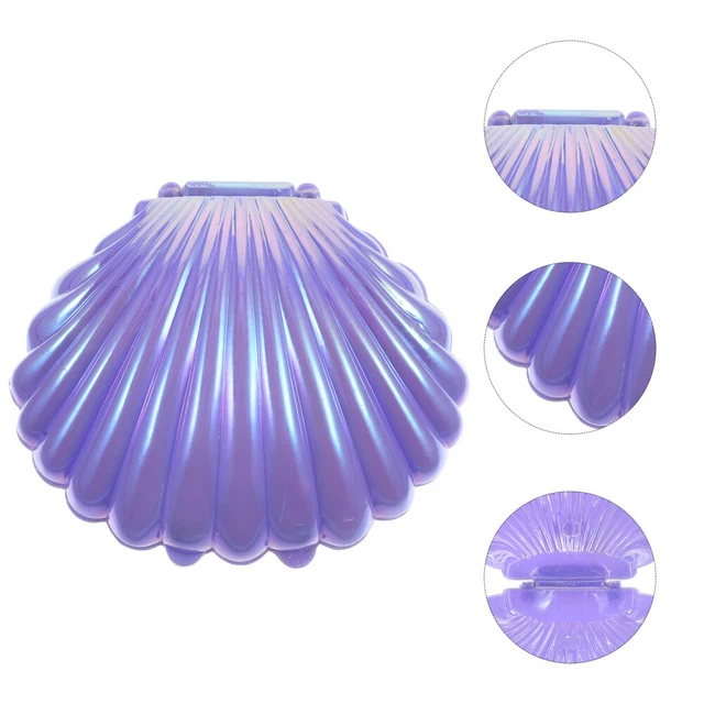 10 pz contenitori da tavolo caramelle supporto conchiglia mare scatola colore perlescente