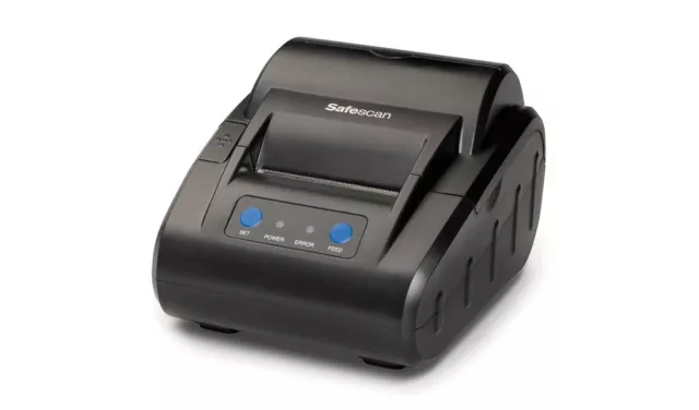 Safescan TP-230 Black Thermal Receipt Printer that Prints Counting Results of th