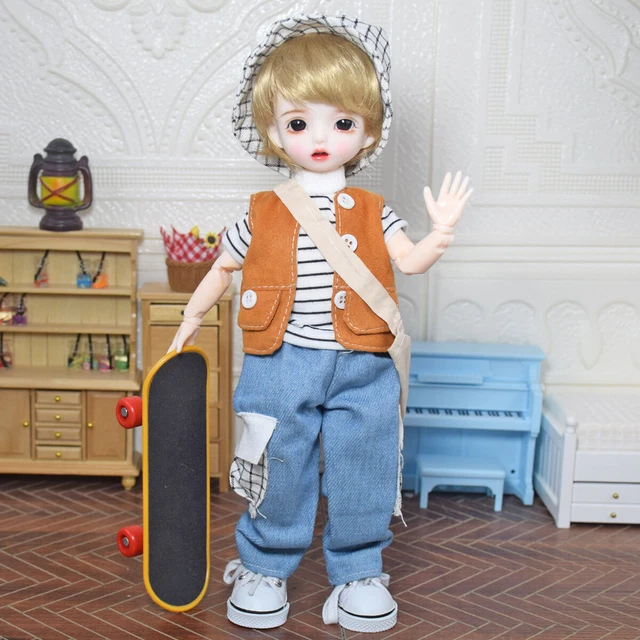 1/6 BJD Doll 12 inch Height Boy Doll Toy with Full Set Fashion Outfits Best Gift
