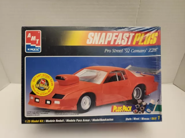 AMT Snapfast Plus Pro Street 1992 Camaro Z-28 *FACTORY SEALED* HTF