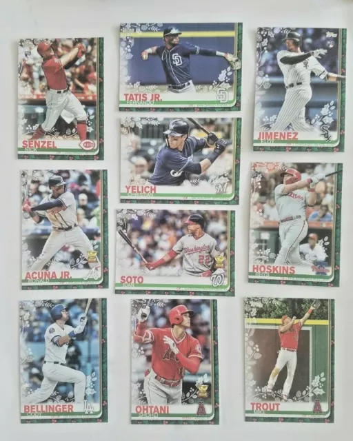 2019 Topps Holiday ( Walmart ) Base Cards Hw1 To Hw200 Complete Your Set.