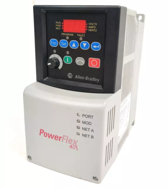Allen-Bradley PowerFlex 40 22B-D010N104 5HP AC Guida 480VAC 3-Phase 10A 4kW