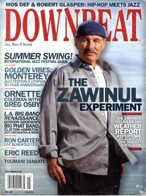 Downbeat Magazine May 2007 Joe Zawinul Ron Carter Ornette Coleman Jazz