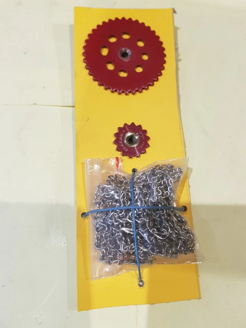 MECCANO LOT DE 2 ROUES DE CHAINE 28 dents 38 mm ref 95a