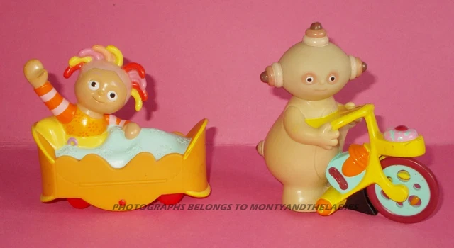 IN THE NIGHT Garden Makka Pakka Og Pog Bike Upsy Daisy Bed Push Along Figures 25.00 PicClick UK