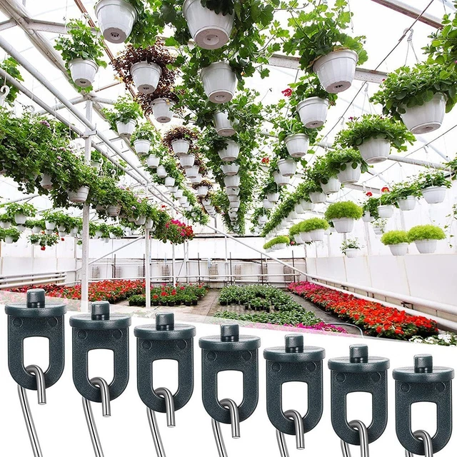50 Crochets De Serre En Plastique - Pour Plantes Grimpantes, Paniers Suspendus - Installation Facile