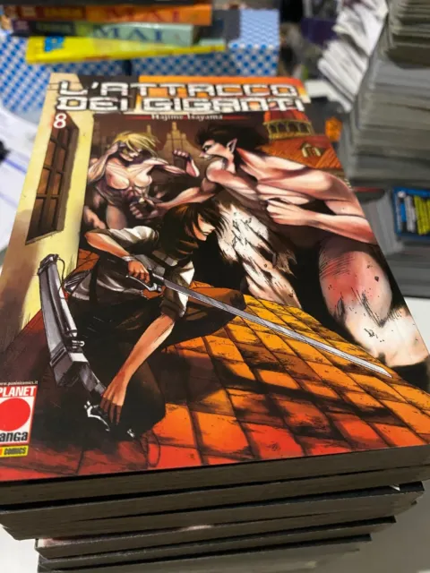 Manga - L'attacco Dei Giganti - N. 8 - Prima Ristampa