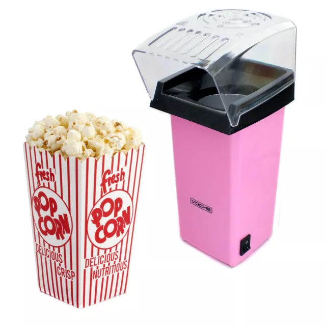 Electric Popcorn Maker De- Voche® Pink Home Popcorn Making Machine 2
