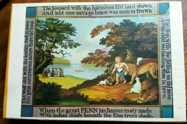 Double Sided Puzzle 500pc O'Keefe White Flower Peaceable Kingdom NEW SEALED