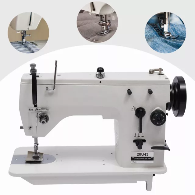 Singer 112W115 Twin Needle Industrial Sewing Machine Double Needle Head  Only 