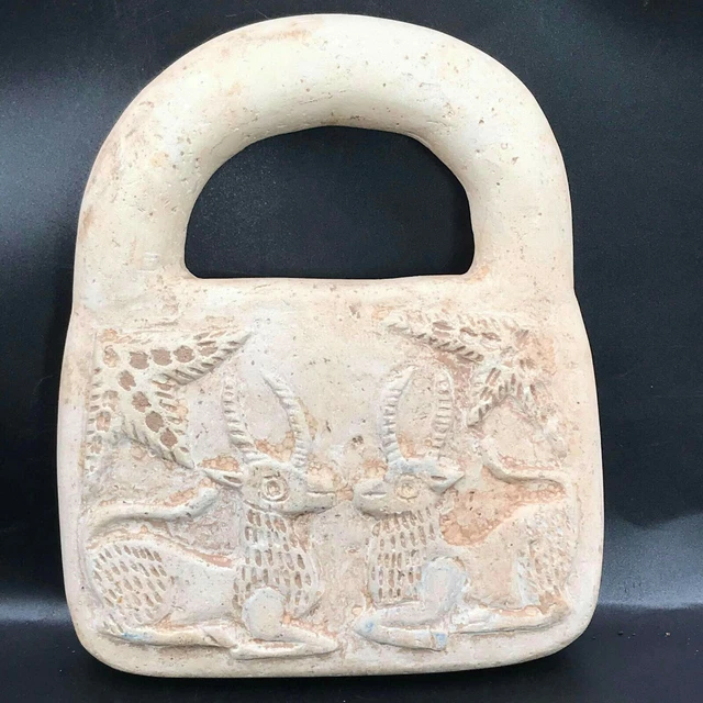 Extremely Rare Ancient Bactrain Chloride Stone 'Lock' Or 'Bag' Weight 300Bce #77