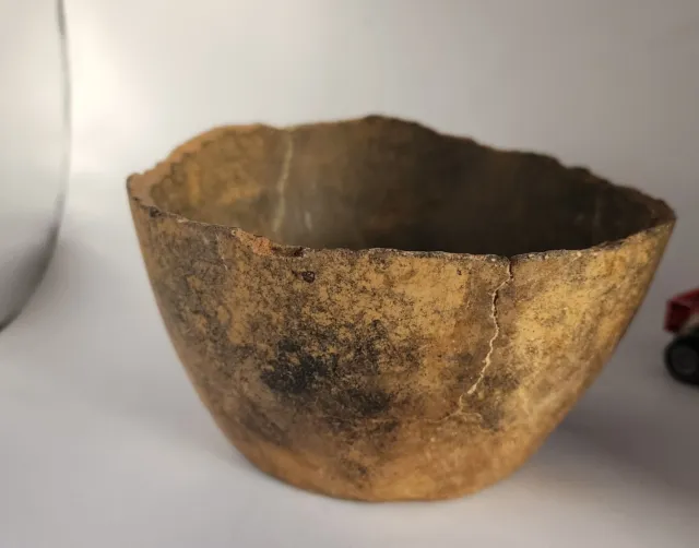 Prehistoric Primitive Plain Ware Pottery bowl