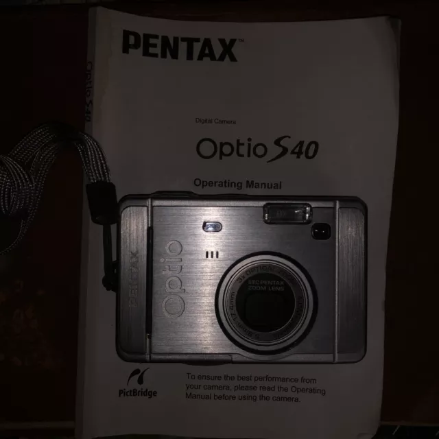 Pentax Optio S40 4MP Digital Camera with 3x Optical ZOOM