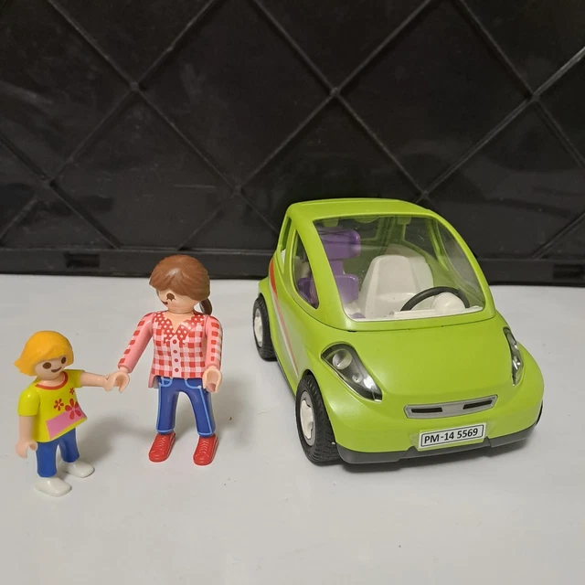 Playmobil City Life 5569 - Voiture De Ville Avec Maman Et Enfant pas cher