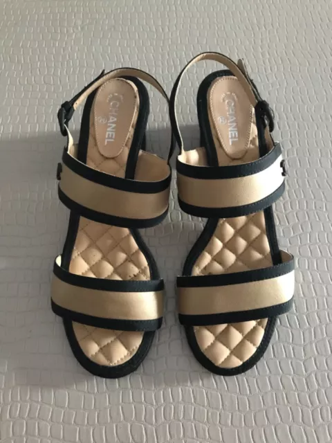 Sandali sales chanel blu