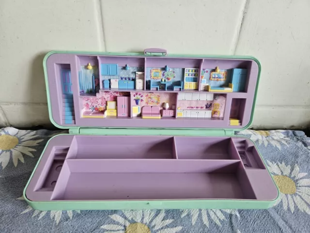 Vintage Polly Pocket Pencil Case Bluebird toys 1990