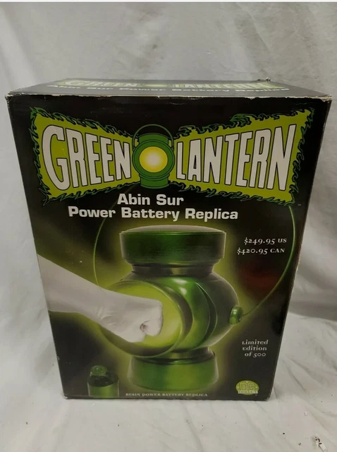 DC Comics JLA: Abin Sur Green Lantern Power Battery Prop Replica Green