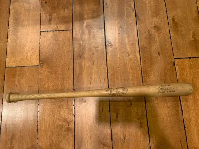 Mickey Mantle New York Yankees Hillerich & Bradsby 140S Power Baseball Bat 32"