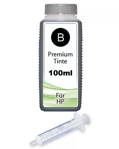 100ml Nachfüll Tinte für HP 302 XL OfficeJet 3830 3831 3832 3833 3834 3835 4650