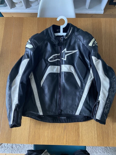 BLOUSON MOTO CUIR VINTAGE MTech SuperAxel BLACK taille 52 EUR 169 00 PicClick ES