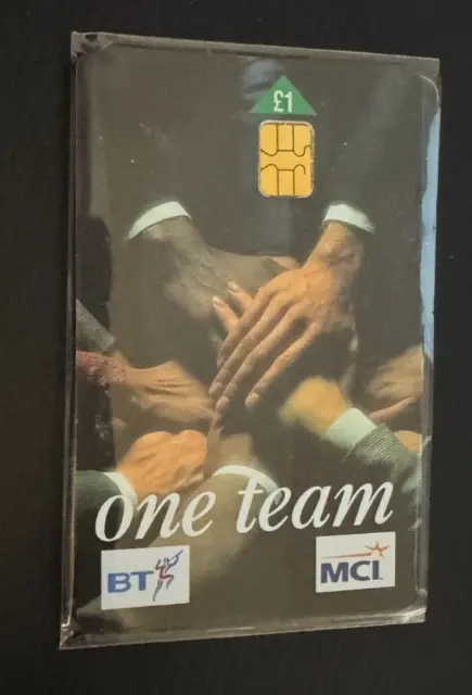 UK BT Phonecards - £1 BT MCI One Team PRO289 cat £150