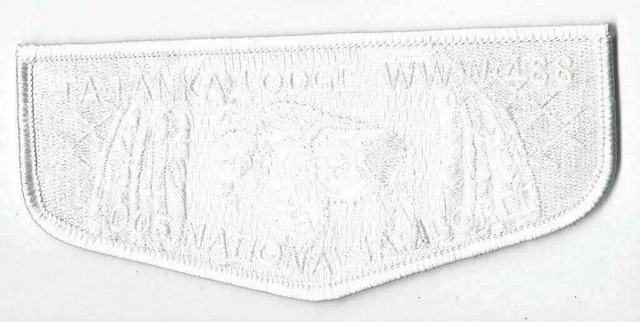 OA Lodge 488 Ta Tanka Flap 2005 National Jamboree WHT Bdr.