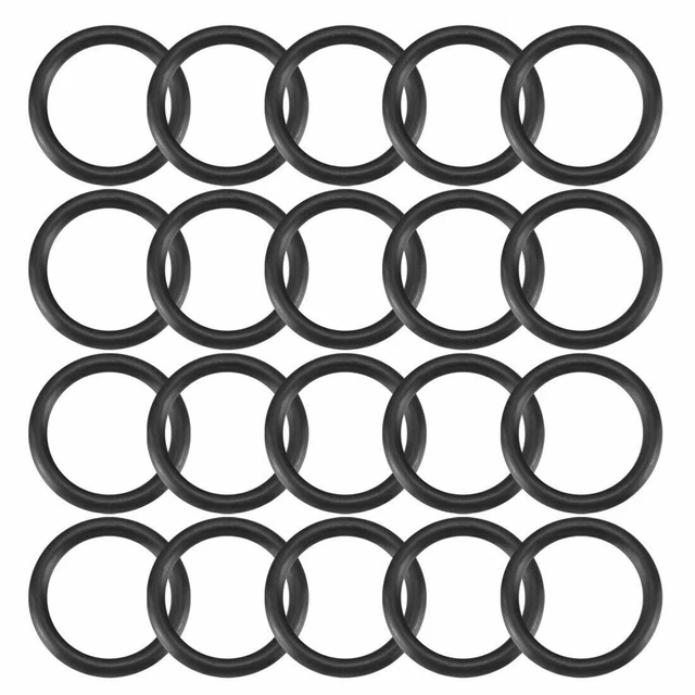 20pcs Black Nitrile Butadiene Rubber NBR O-Ring 14.8mm Inner Dia 2.4mm Width ✦KD