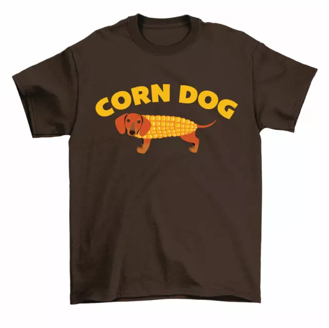 Corn Dog Hot Dog Sausage Foodie Cute Dog T-Shirt Men Women