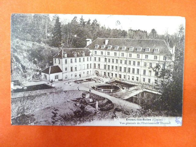 Carte Postale Ancienne 74 EVIAN-LES-BAINS. Buvette Etablissement Thermal 1907 700x576