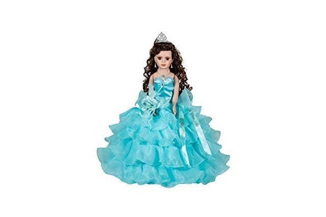 Kinnex Collections by Amanda 18" Porcelain Quinceanera Umbrella Doll (Table C... Kinnex Collections by Amanda 18" Porcelain Quinceanera Umbrella Doll (Table C...