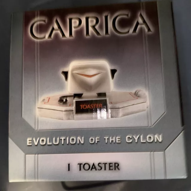 BSG Caprica Evolution of The Cylon I: Toaster Figurine, 2010, Beeline Creative