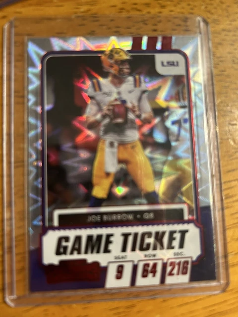 2020 Panini Contenders Draft Picks - Game Day Tickets Diamond #1 Joe Burrow