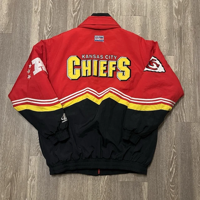 STARTER PRO LINE Kansas City Chiefs NFL Satin Jacket Men's XL