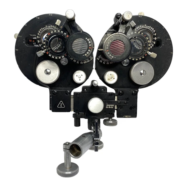 Vintage Bausch & Lomb Optometry Vision Eye Test Phoropter Refractor Untested
