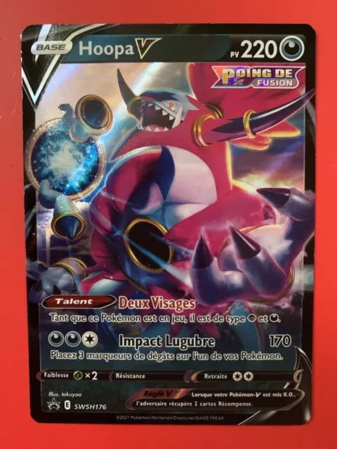 Carte Pokémon - Hoopa V - SWSH176 - Promo - Épée & Bouclier - FR - NEUF - RARE