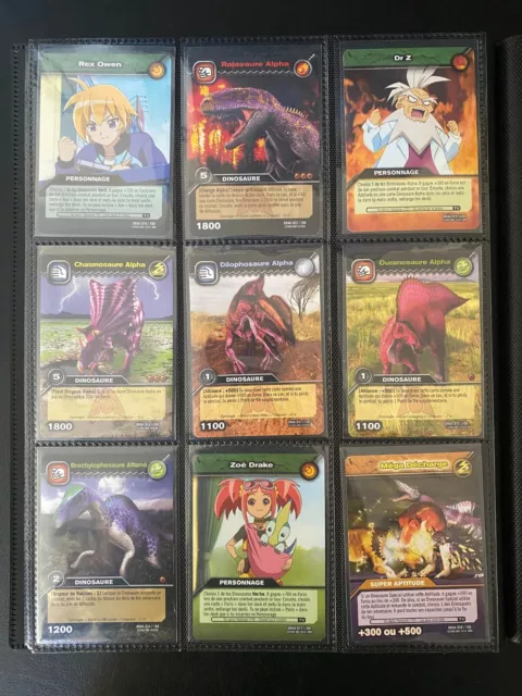 Cartes Dinosaur King FR - Lot de 50 cartes DKAA neuves