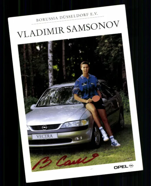 Vladimir Samsonov Autogrammkarte Tischtennis Original Signiert +A 228254