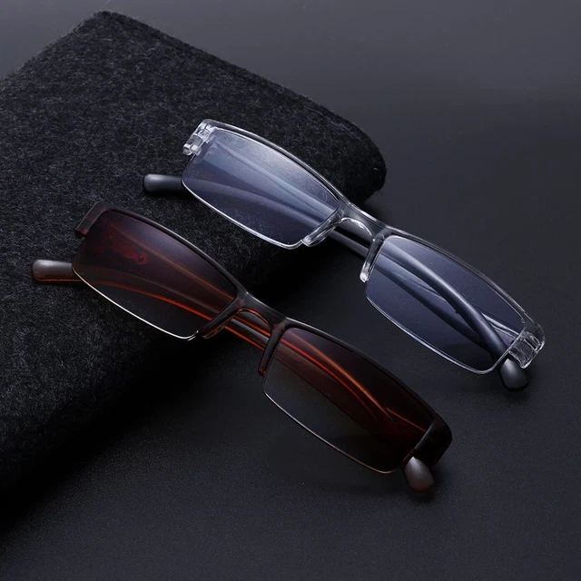 Lens Ultra-light Reading Glasses Half Frame Presbyopic Glasses Readers Eyewear