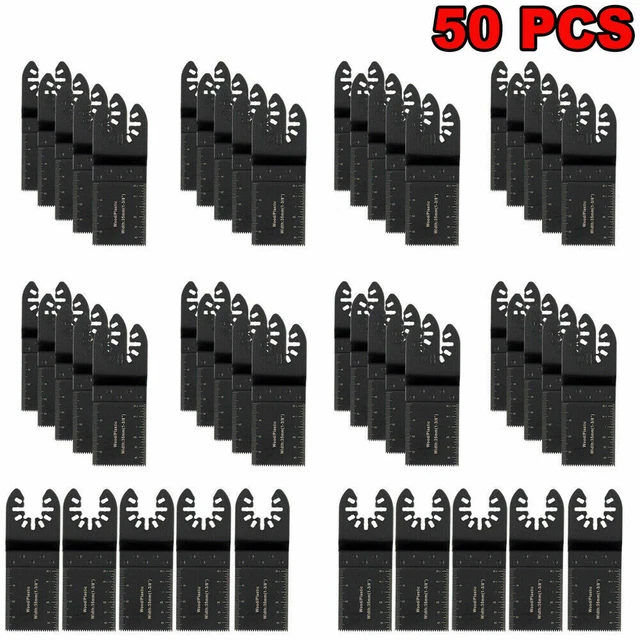 50X Oscillating Multi Tool Saw Blade Box For Milwaukee Porter Cable Makita Bosch