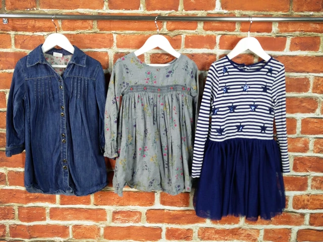 Girl Bundle Age 3-4 Years Next M&S Dress Party Smart Casual Denim Sequins 104Cm