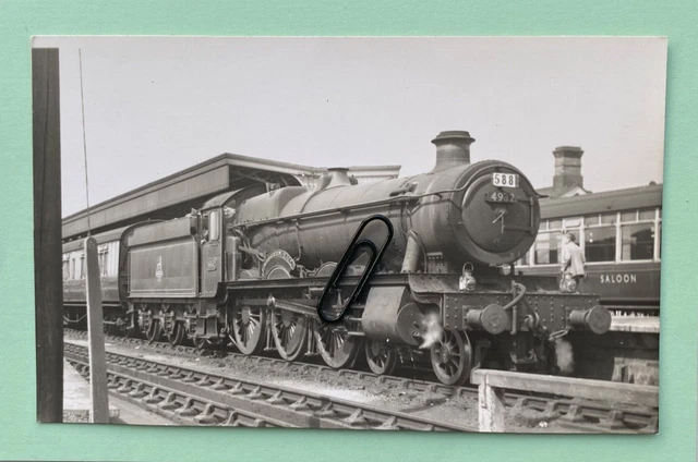 BRITISH RAILWAY LOCO Photograph - 4932 Hatherton Hall At Taunton ...