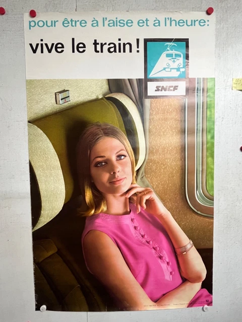 Affiche Voyage SNCF 1958 – Pays Basque, Par Auguste Durel, Dimensions 98,5 X 61,5 Cm