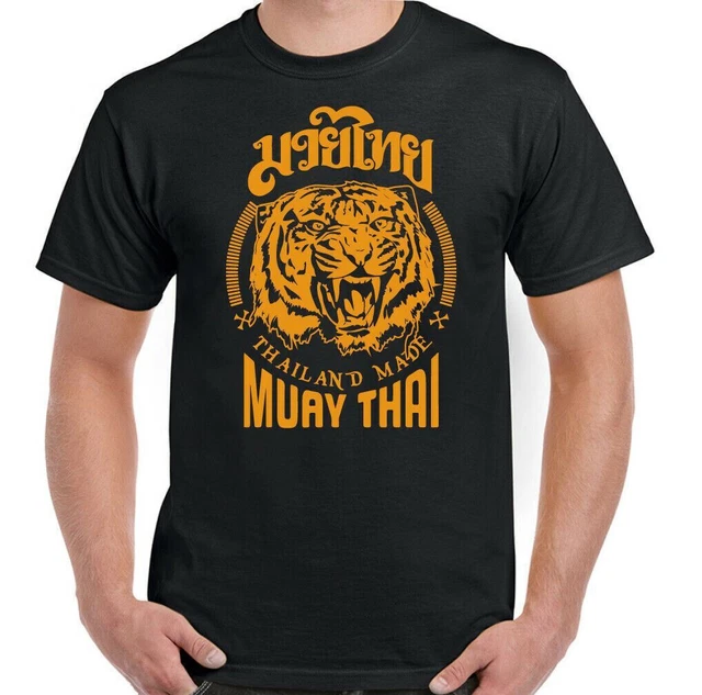 Muay Tailandese T-Shirt Mma UFC Arti Marziali Palestra Top Tigre Glove Caccia Da