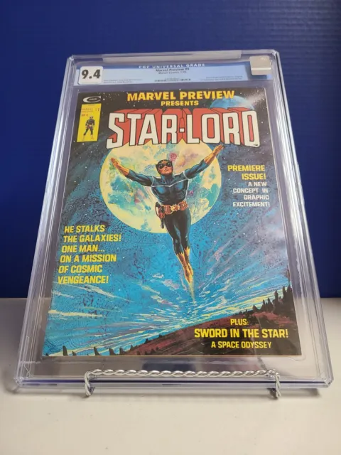 Marvel Previews Presents # 4   1st Appearance of Star-Lord   CGC 9.4